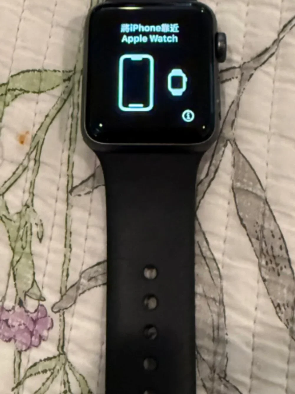 Apple Watch Series 3 GPS, 38mm Space Gray Aluminum Case with Black Sport Band